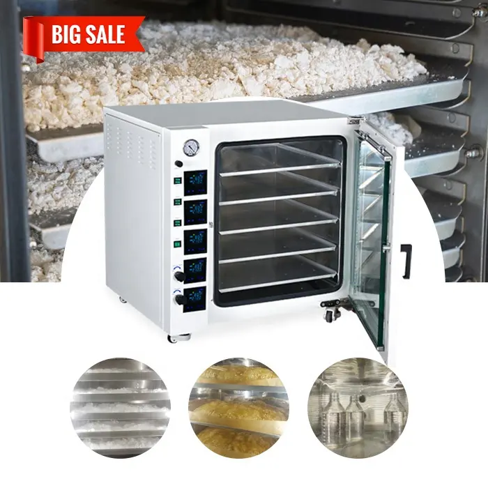 Horno de secado al vacío para laboratorio industrial, máquina de secado al vacío de 1,9 pies y 50L, precio