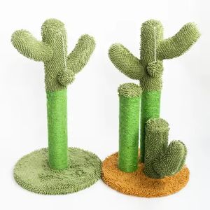 Penggaruk kucing tinggi dalam ruangan, mainan bola gantung tempat cakar kucing bungkusan Sisal untuk kucing besar dan anak kucing - Product Image 2