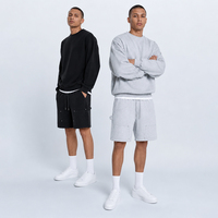 Short de Jogging Streetwear 400 GSM, Short en Molleton 100% Coton avec Cordon de Serrage, Personnalisé, pour l'Été