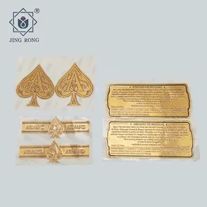 Adesivi stampa personalizzata fustellata 3d metallo grande quadrato personalizzato goffrato gonfio olografico lamina rotonda adesivi scatola personalizzata