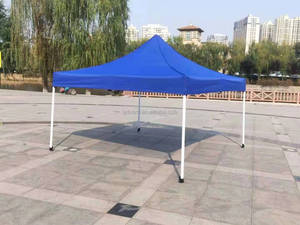 Tente publicitaire extérieure, stands de quatre pieds <span class=keywords><strong>avec</strong></span> grande auvent pliable télescopique - Product Image 3