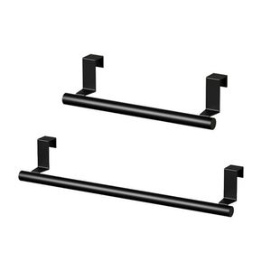 Porte-serviettes durable en acier inoxydable, support mural pour serviettes, accessoires de salle de bain, rangement de cuisine pour armoire, fournitures de toilette - Product Image 1