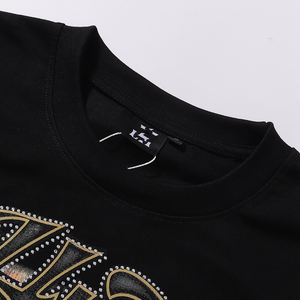 Camiseta de Manga Corta de Algodón 100% de Alta Calidad, Estilo Retro LIFE, con Estampado de Letras, Estilo Urbano, Informal, Hip-Hop, para Hombre - Product Image 4