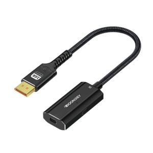 Cable USB Tipo C a DisplayPort 2.1 de Alta Calidad, 16K 60Hz 8K 60Hz, Cable Trenzado Tipo C a DP para Computadoras Portátiles de Oficina y Proyectores - Product Image 6