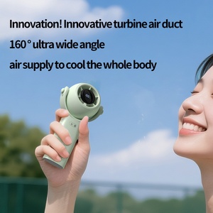 Ventilador Portátil Mini para Exteriores, Batería de 3600mAh, 5V, Diseño Plegable sin Aspas, Ventilador de Cuello Portátil, Multiángulo, para Colgar en Casa - Product Image 3