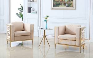 Precio <span class=keywords><strong>de</strong></span> fábrica barato personalizado tela <span class=keywords><strong>de</strong></span> acero inoxidable oro nuevo diseño muebles italianos <span class=keywords><strong>de</strong></span> lujo sofás <span class=keywords><strong>de</strong></span> sala <span class=keywords><strong>de</strong></span> estar - Product Image 6