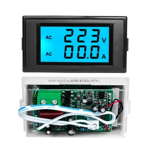 AC80-300V Voltmeter Ammeter Digital Display Dual Display 220V 0-50A 0-100A Detector LCD Display D69-2042