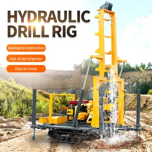 150 Meter Deep Diesel Hydraulic Borehole Drilling Rig Portable Water Well Drilling Rig Machine