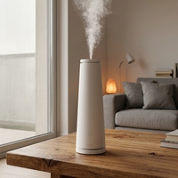 Diffuseur d'air froid sans eau Tower 120 ml avec veilleuse LED et minuterie pour maison, hôtel, bureau – Machine à nébulisation d'huiles essentielles et d'arômes