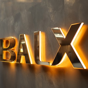 Letrero personalizado con logotipo de marca 3D, iluminación Led de acrílico completo, letrero iluminado, logotipo de empresa, letrero led personalizado para empresa comercial - Product Image 1