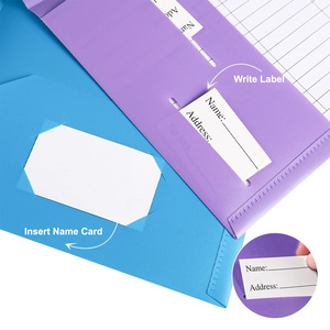 Cartella di Presentazione in Plastica PP BECOL, Cartella Portadocumenti A4 Personalizzata con Doppia Tasca per Ufficio, Studio e Archiviazione - Product Image 4