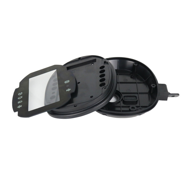 Custom Motorcycle Dashboard Instrument Panel ABS/PP Plastic Enclosure with Injection Moulded Cutting Service Black Universal Fit