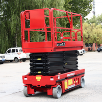 CHANGDING GTJZ06 8m Self-propelled Electric Portable Vertical Manlift 113KG Loading Capacity Scissor Lift High Manganese Steel