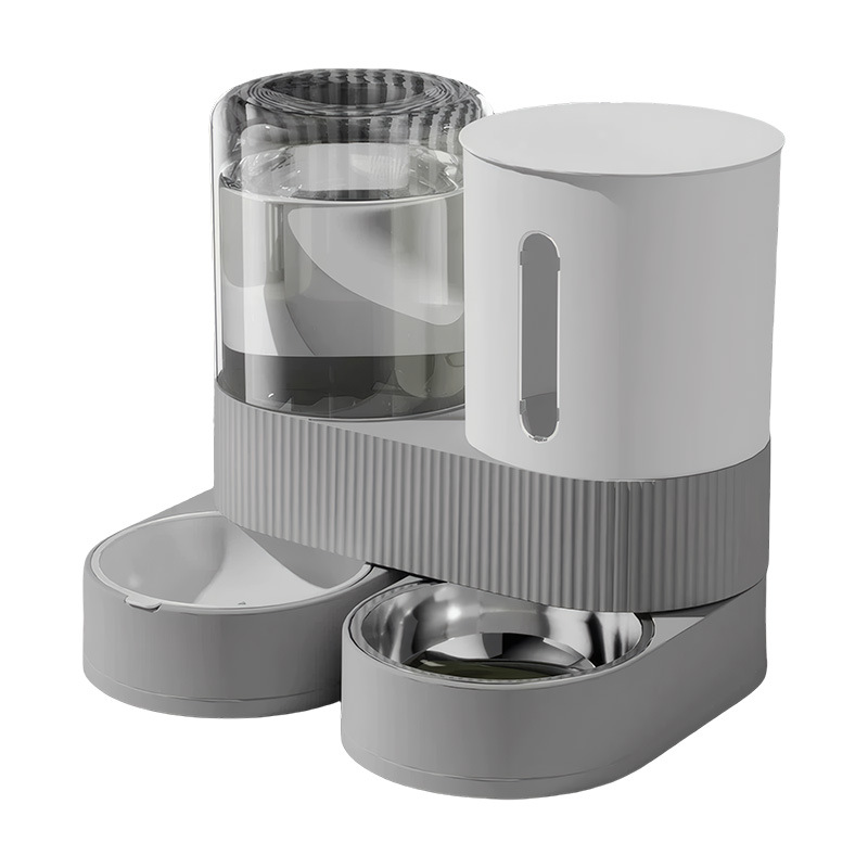 Bol gris + acier inoxydable
