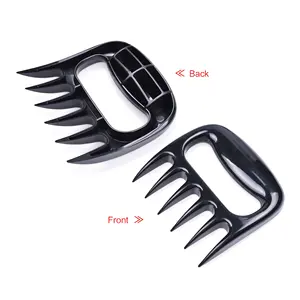 BPA Free Barbecue Pulled Pork Shredder Claws Strongest BBQ Meat Forks Shredding Handling Carving Food Claw Handler Set