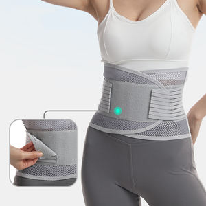 Entrenador de cintura de soporte lumbar transpirable <span class=keywords><strong>con</strong></span> 5 placas reforzadas <span class=keywords><strong>Tobillera</strong></span> para protección de disco herniado - Product Image 6