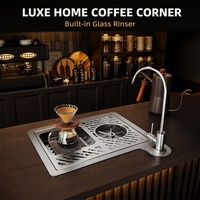 Lave-tasses automatique en acier inoxydable 304, fixation pour évier de cuisine, rinçage haute pression pour verres, nettoyeur de biberons, pour cafés et bars, pour carafes