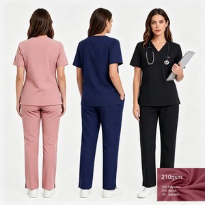 42384 210gsm Uniformes Médicos, Bata Quirúrgica <span class=keywords><strong>de</strong></span> Dentista Enteriza Plateada, Bata <span class=keywords><strong>de</strong></span> <span class=keywords><strong>Doctor</strong></span> Beige Cielo Ganga - Product Image 1