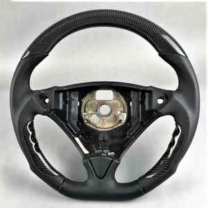 Volante personalizzato in fibra di carbonio per <span class=keywords><strong>Porsche</strong></span> Panamera Cayenne Macan 2019 2018 nuovo interruttore tergicristallo incluso - Product Image 3