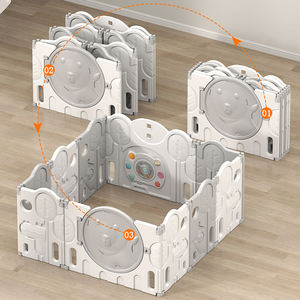 <span class=keywords><strong>Parque</strong></span> Infantil para Bebés, Corralito Plegable para <span class=keywords><strong>el</strong></span> Hogar, Corralitos para Bebés, Valla para Niños Pequeños, Corralito para Bebés con Tapete - Product Image 2