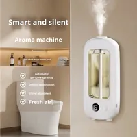 Humidificateur ultrasonique, pulvérisateur de parfum automatique, diffuseur d'huiles essentielles intelligent pour la maison, pulvérisateur d'arômes en plastique, alimenté par batterie