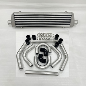 Intercooler Universal Turbo Depan 450x140x65mm <span class=keywords><strong>2</strong></span>.0" Pipa Intercooler Aluminium Kit Selang Pipa Aluminium - Product Image 2