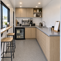 Maison capsule spatiale de luxe de 20 pieds, type Apple Cabin, préfabriquée, modulaire, pour hôtel ou mini-maison, avec mur en verre pour vue sur les stations de montagne