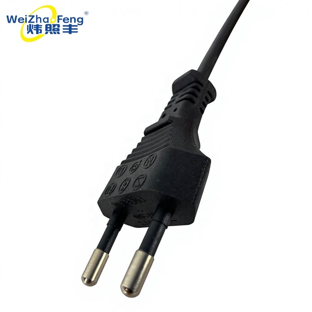 VDE 1.5M 2 Prong Plug C7 Figure 8 AC Power Cord Italy Power Cable Extension Cords for Laptop Power