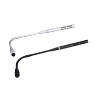 Câble de microphone professionnel en métal à col de cygne avec connecteur aviation 3 broches, micro condensateur omnidirectionnel pour système de conférence
