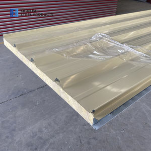 कस्टम 40 मिमी स्टील एल्यूमीनियम इन्सुलेट रॉक ऊन पर्यावरण के अनुकूल छत सैंडविच पैनल उच्च गुणवत्ता वाली धातु साइडिंग बाहरी दीवार पैनल - Product Image 2