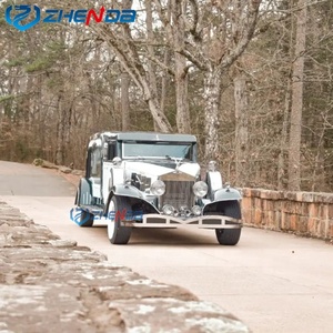 Latest Customized Coffin Cart Electric Funeral Horse Buggy Funeral Hearse Vintage Funeral Car for Sale - Product Image 2