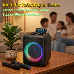 Haut-parleur sans fil puissant S803 160W avec deux microphones sans fil et batterie longue durée 8000mAh pour les marchés nocturnes et les stands <span class=keywords><strong>de</strong></span> commerçants - Product Image 6
