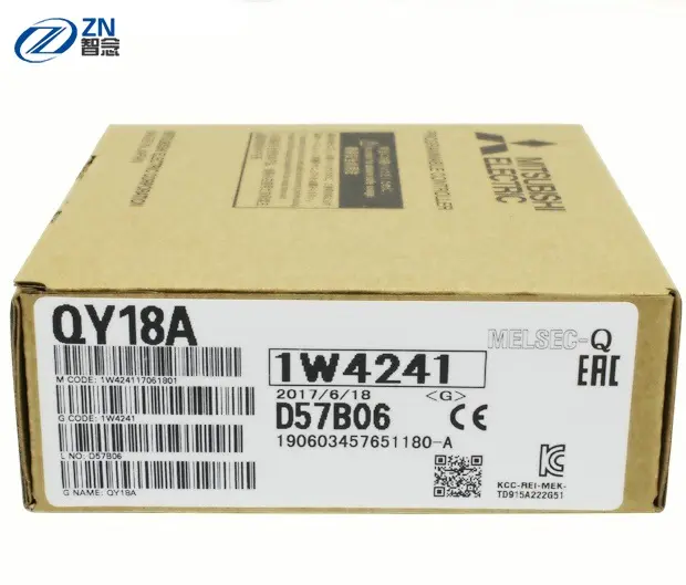 QY18A PLC Q Series Output module; 240V AC/24V DC; 2A, 8 relay outputs; screw terminals