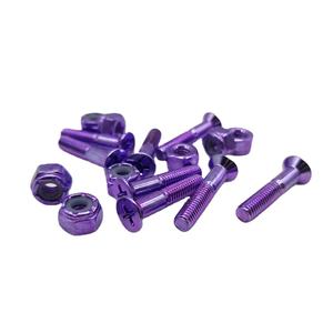 Échantillon gratuit, vente en gros, OEM, personnalisé, tête plate, vis et écrous de skateboard avec emballage en vrac - Product Image 6