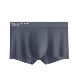 2025 nouvelles pantalons modaux pour garçons à angle plat ceinture d'entrejambe en coton <span class=keywords><strong>sport</strong></span> pour adolescents pantalons courts sans couture de grande taille <span class=keywords><strong>sous</strong></span>-vêtements pour hommes - Product Image 2