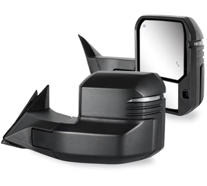 กระจกลากจูงด้านข้างแบบนูนสำหรับ <span class=keywords><strong>Toyota</strong></span> Tundra 2022-2023, อุปกรณ์ทำความร้อนกระจกเปิดง่าย - Product Image 2