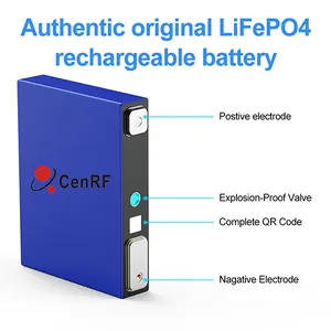 Baterai Lithium Ion 3.2V 50Ah 52Ah Lifepo4 baterai Lifepo4 baterai penyimpanan energi sel prismatik untuk daya surya