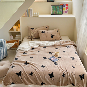 Ensembles de couverture épaissie en molleton de lait en gros couverture canapé châle dortoir couverture de sieste - Product Image 1
