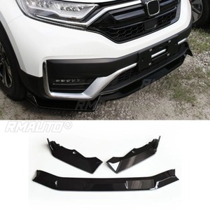 For Honda CRV 2021 Car Front Bumper <b>Lip</b> Splitter Diffuser Car Accessories <b>Gloss</b> Black Bumper <b>Lip</b> Modification Part - Product Image 3