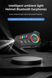 Casque d'écoute sans fil BT 5.4 Appel mains libres Écouteurs de moto Étanche Lecteur de musique MP3 Haut-parleur <span class=keywords><strong>Kit</strong></span> pour Moto - Product Image 2