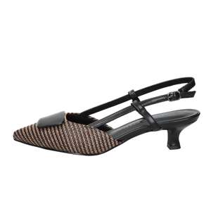 Sandalias de tacón con tira trasera para mujer Marco Tozzi, color negro, tacón de 4 cm, talla 40 - Product Image 1