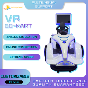 Simulateur de conduite de réalité virtuelle haut de gamme pour usage intérieur, en métal, à monnayeur, multijoueur, avec simulation de mouvement 6DOF - Product Image 2