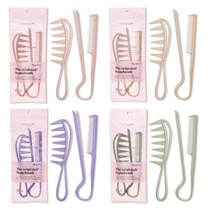 WanTlex Superbrush <b>Wide</b> Tooth <b>Comb</b> Large Plastic Hair Styling Tool For Home Use - Product Image 5