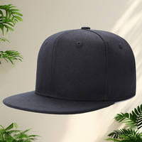 Casquette Snapback à visière plate en coton avec logo brodé personnalisé, style hip-hop, casquette de baseball