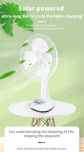 12-inch sạc DC năng lượng mặt trời bảng năng lượng <span class=keywords><strong>fan</strong></span> với đèn nhựa điều khiển bằng tay Bảng điều khiển kỹ thuật số cho nguồn năng lượng pin - Product Image 4