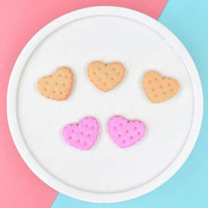 Adornos de Resina con Forma de Estrella y Corazón, Miniaturas de Galletas, Decoración para Manualidades, Abalorios para Arte y Bricolaje - Product Image 6