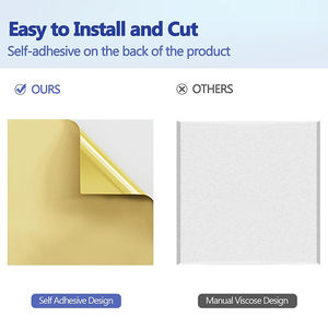Panneau Mural <span class=keywords><strong>Acoustique</strong></span> Décoratif Moderne à Haute Densité <span class=keywords><strong>en</strong></span> <span class=keywords><strong>Fibre</strong></span> de Polyester PET Écologique et Absorbant le Son - Product Image 6