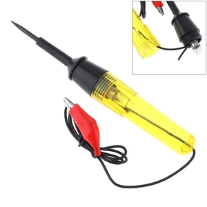 Testeur de circuit universel 6V-24V de taille moyenne, voltmètre de voiture avec sonde longue et ampoule, outils d'entretien automobile - Product Image 4