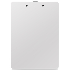 Deli Stationery 9248 Plastic A4 <b>Clipboard</b> Clip Board Office Study Holder White - Product Image 1