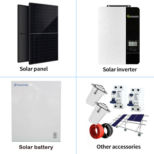 Système de stockage d'énergie solaire domestique monté de 10 kW, système solaire hybride avec contrôleur de charge MPPT pour système de 10 kW - Product Image 3
